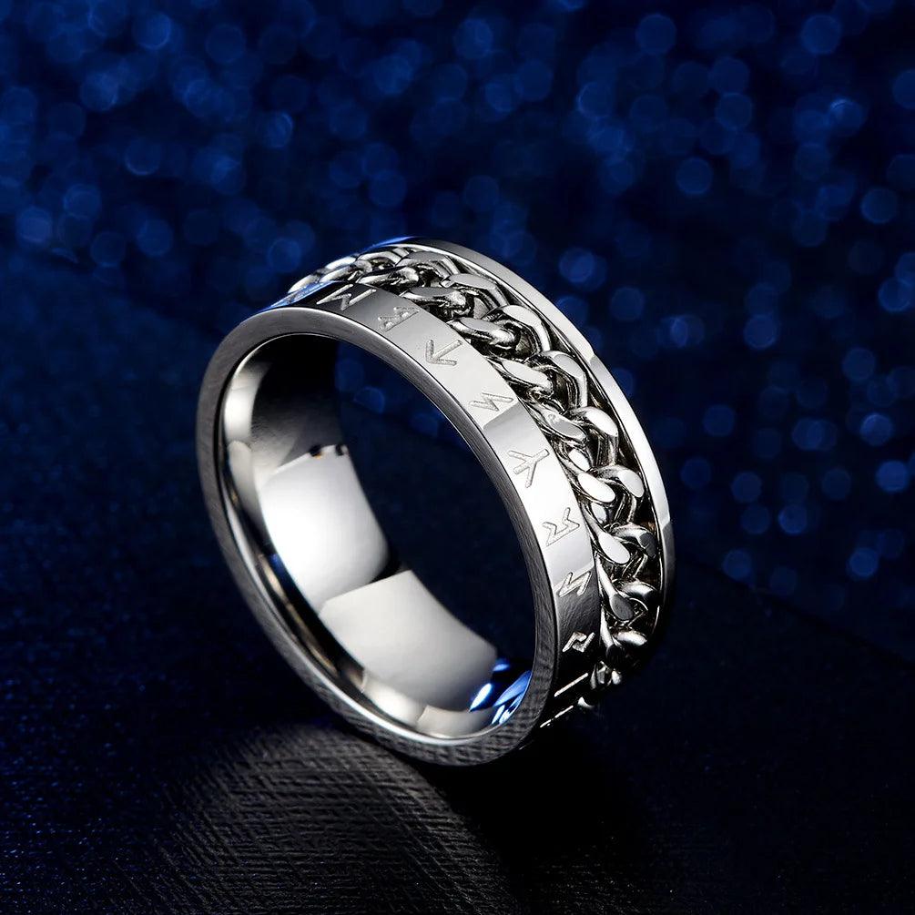 Rotatable Titanium Steel Chain Ring - VogueLine