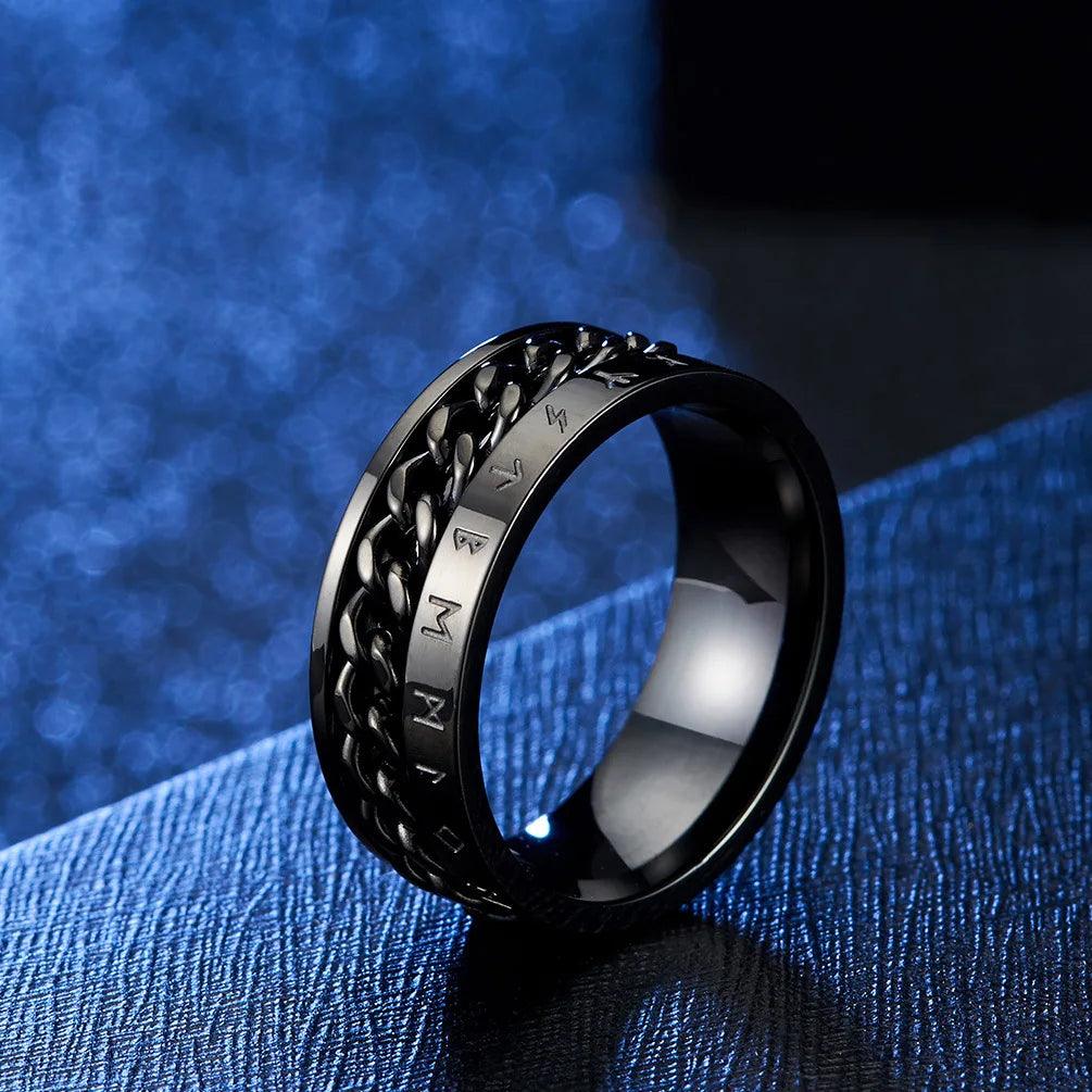 Rotatable Titanium Steel Chain Ring - VogueLine