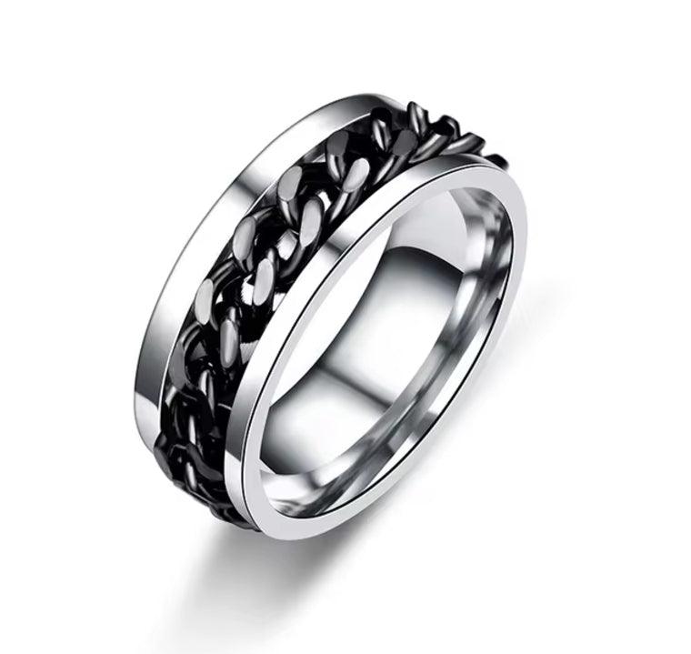 Rotatable Titanium Steel Chain Ring - VogueLine