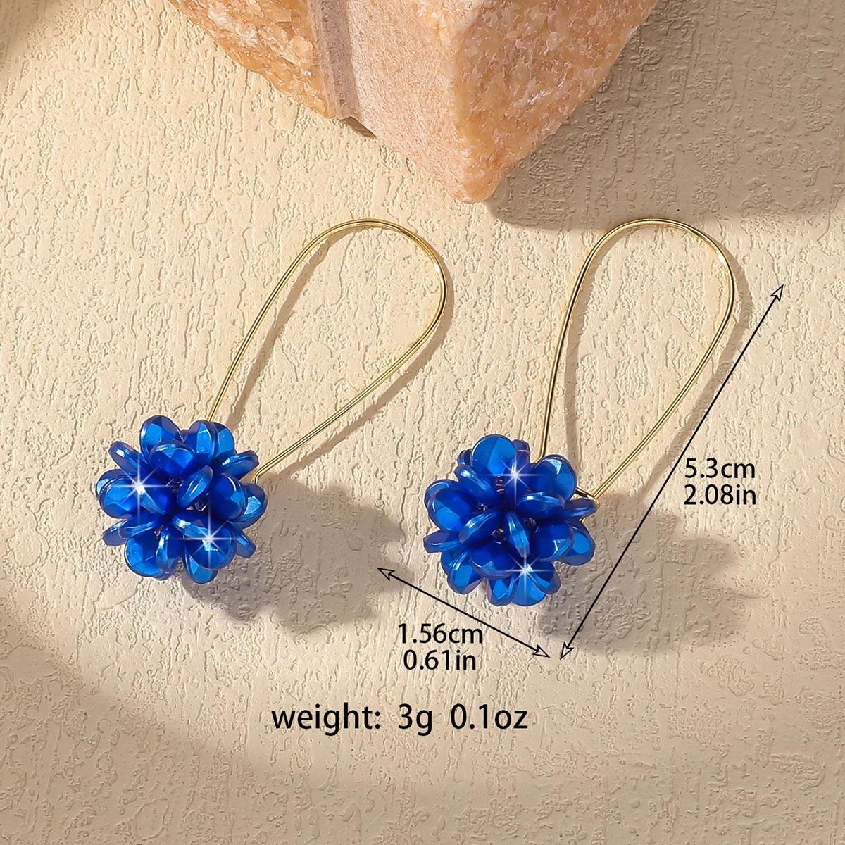 Pearl Petal Ball Earrings - VogueLine